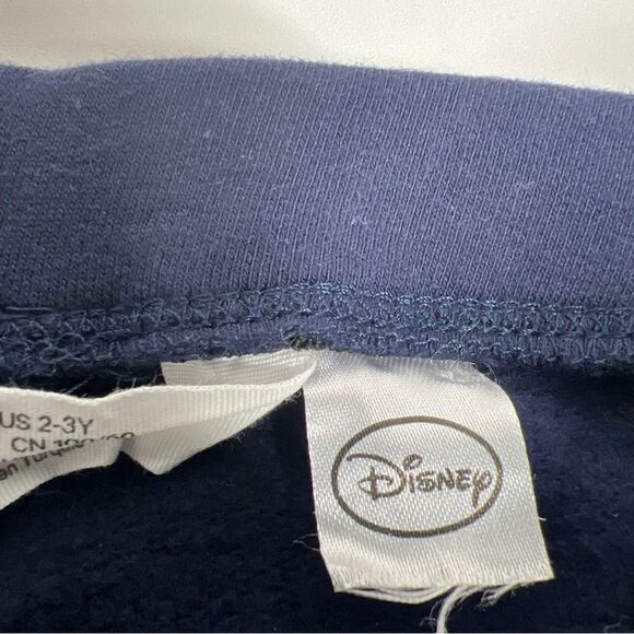 Toddler Girl 2-3 Years H&M & Disney Frozen II Sequins Blue Fleece Leggings - Picture 4 of 11